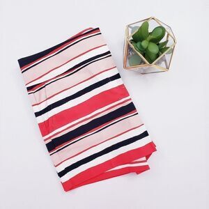Ann Taylor Striped Signature 4.5” Inseam Chino Shorts Size 6